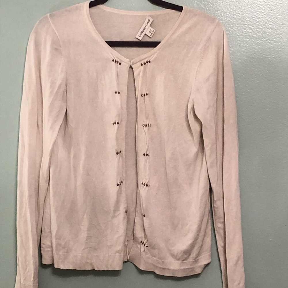 💐Cream Silk/Cotton Cardigan